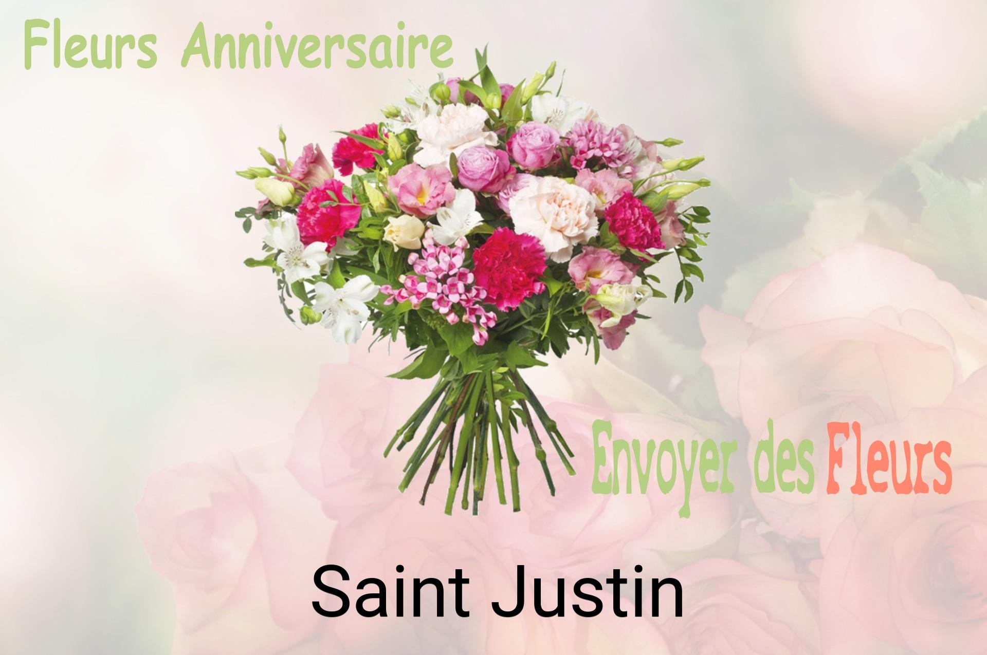 Bouquet de fleurs d’anniversaire livré à Saint-Justin