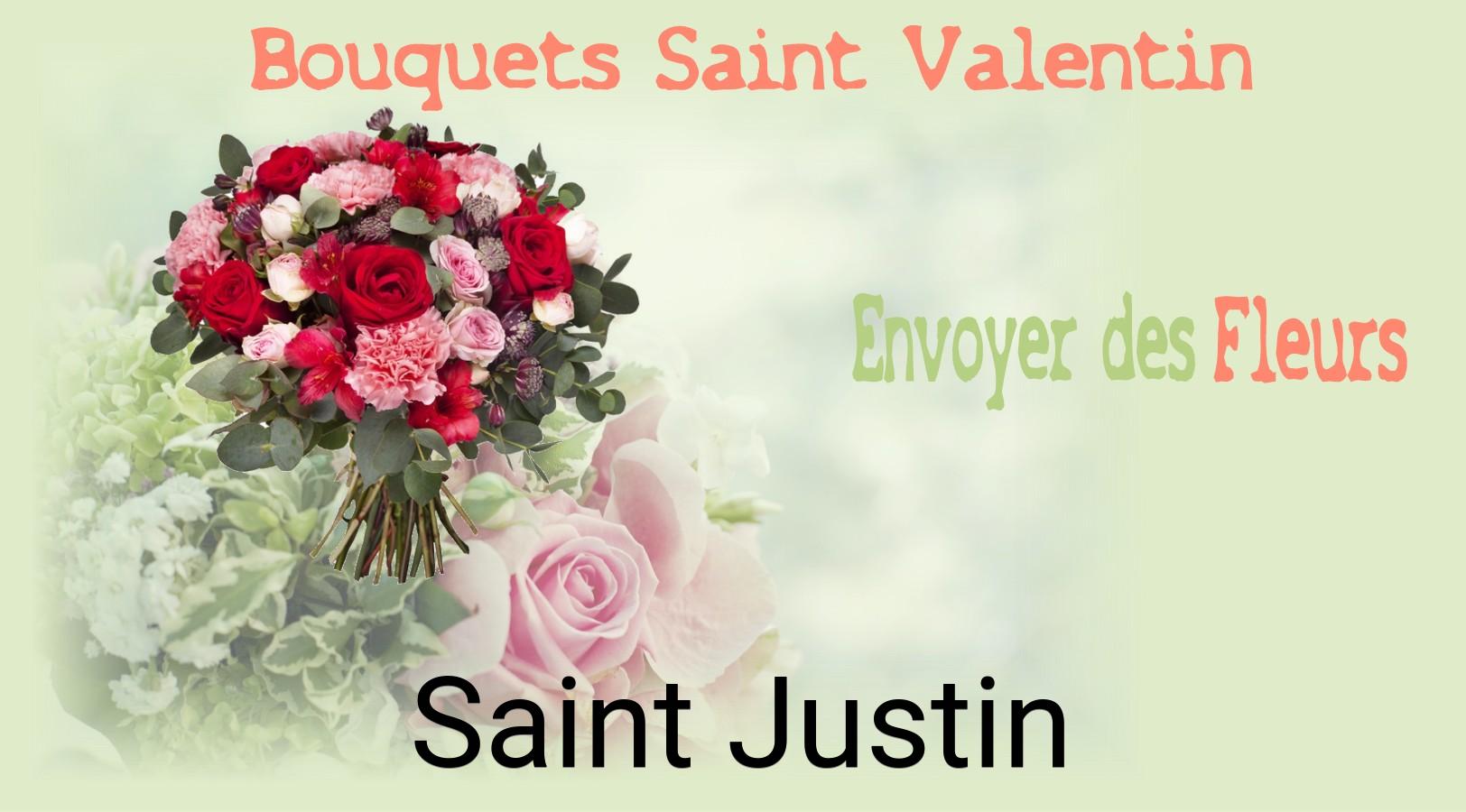 Roses de Saint-Valentin livrées à Saint-Justin